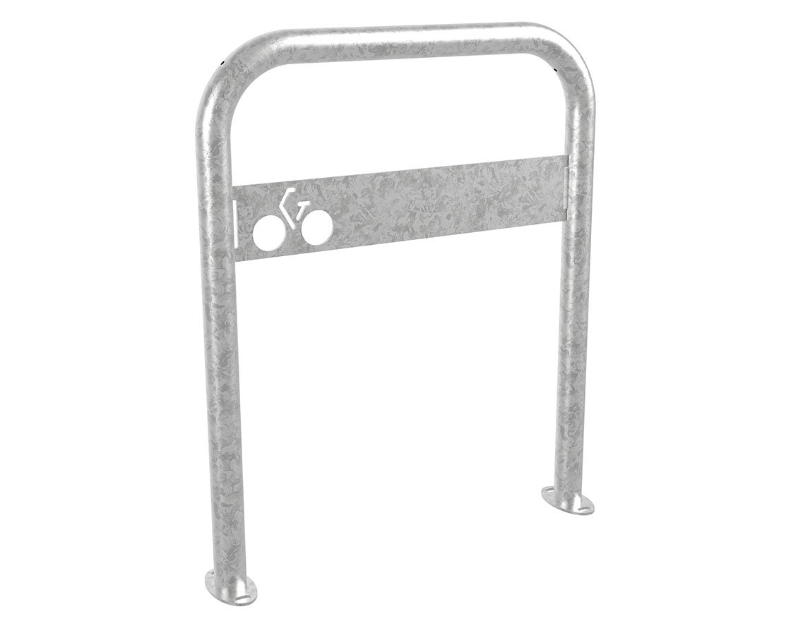 Aparca bicicletas con señalización