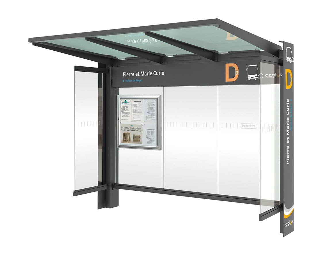 Marquesina de autobús Kub