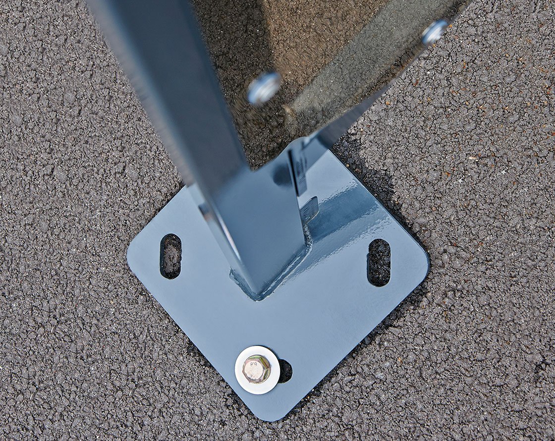 Marquesina para bicis Semi-luna