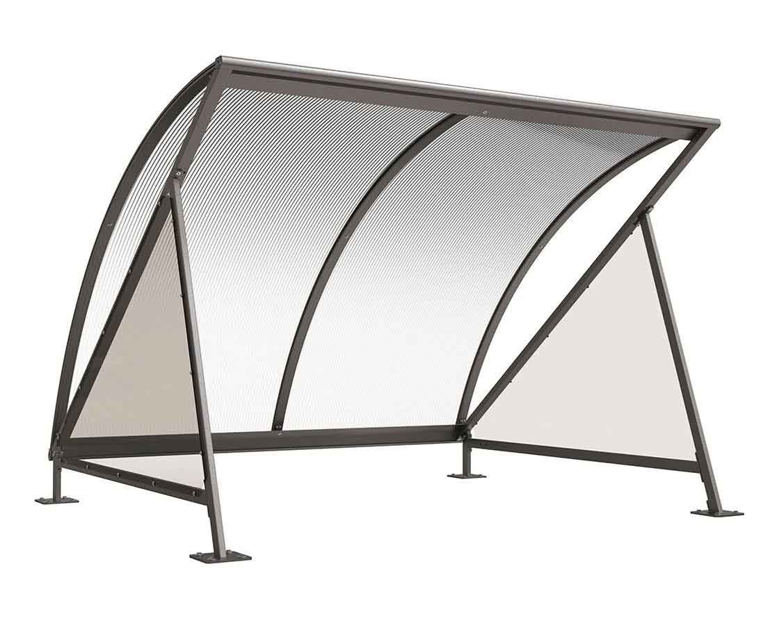 Marquesina para bicis Semi-luna