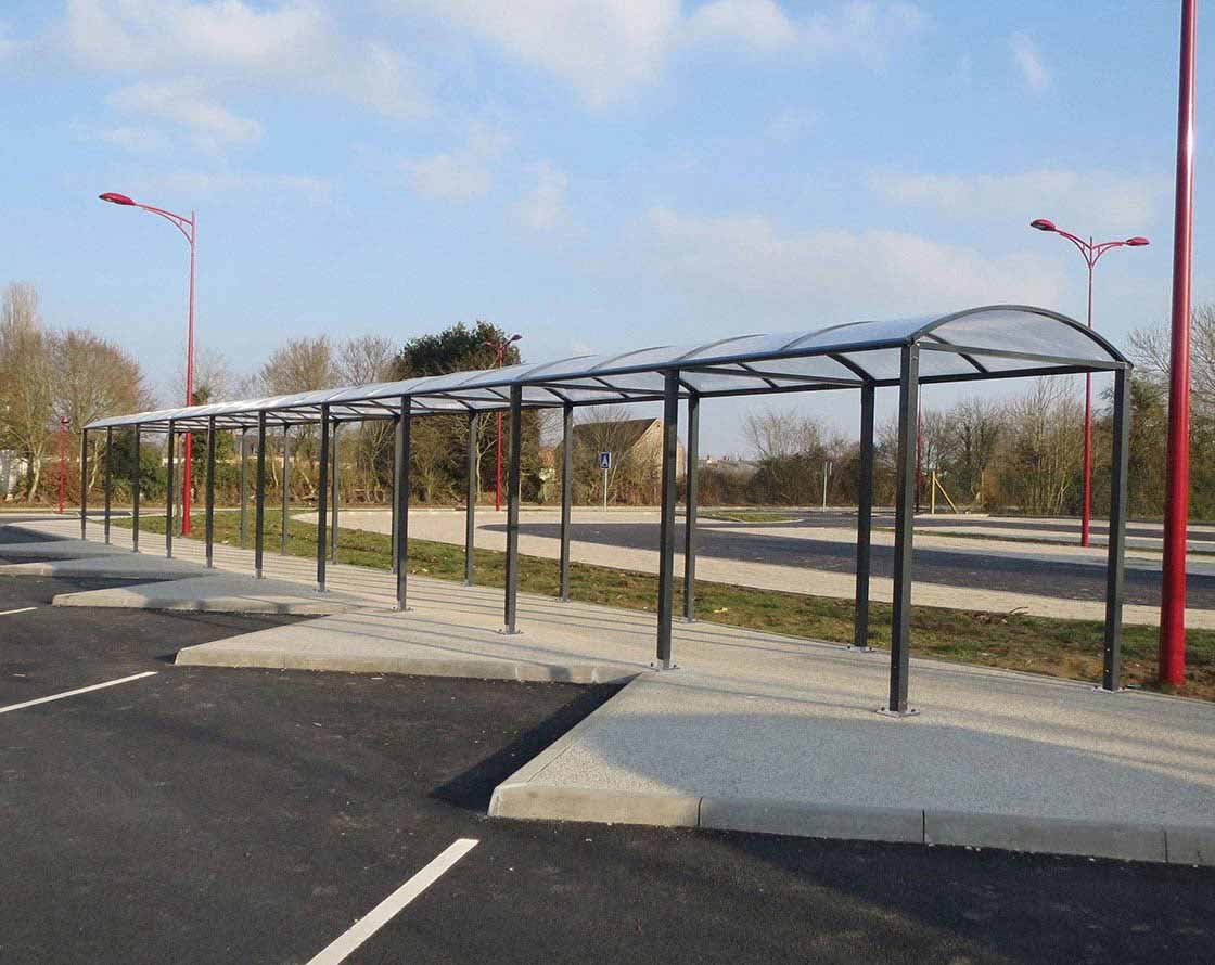 Marquesina para bicis Bóveda