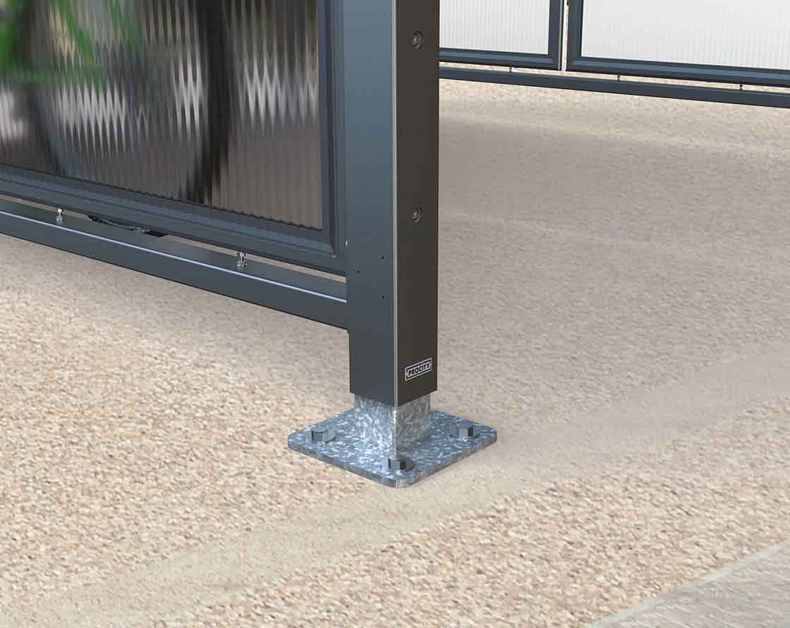 Marquesina para bicicletas Bóveda L