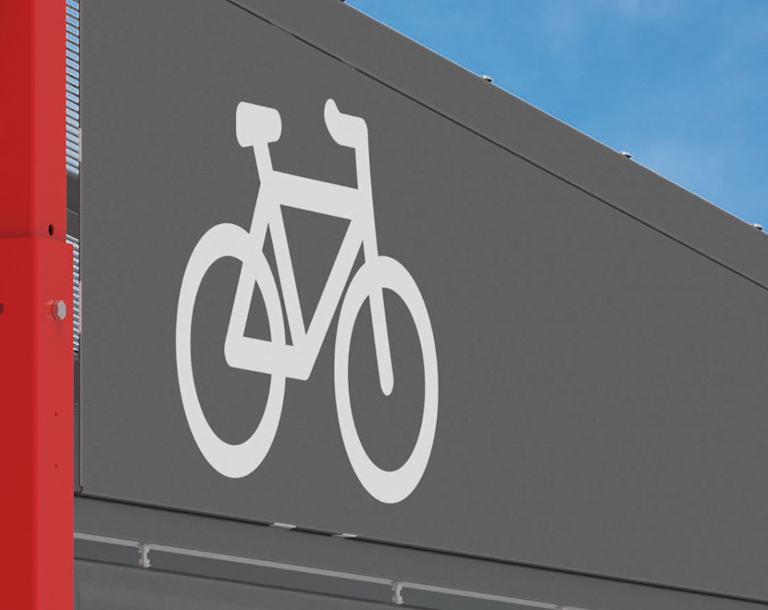 Marquesina para bicis Milán