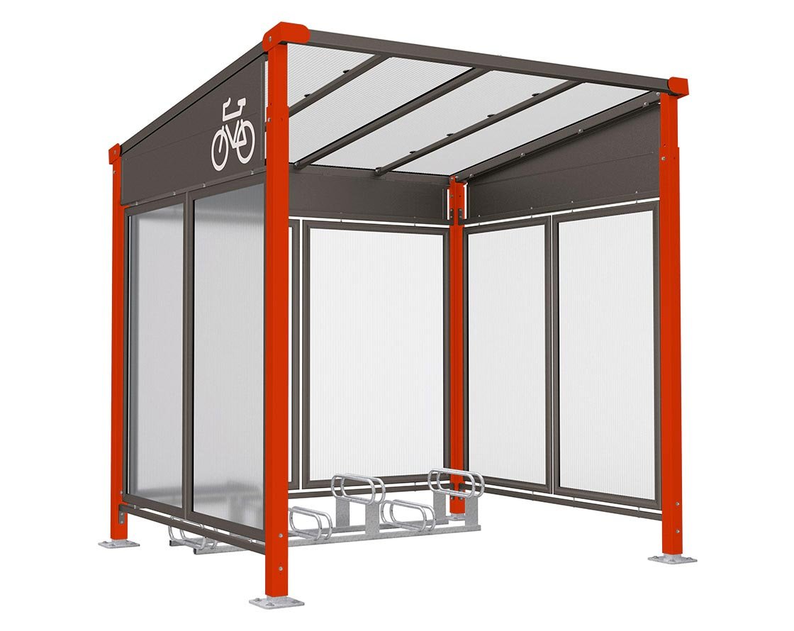 Marquesina para bicis Milán