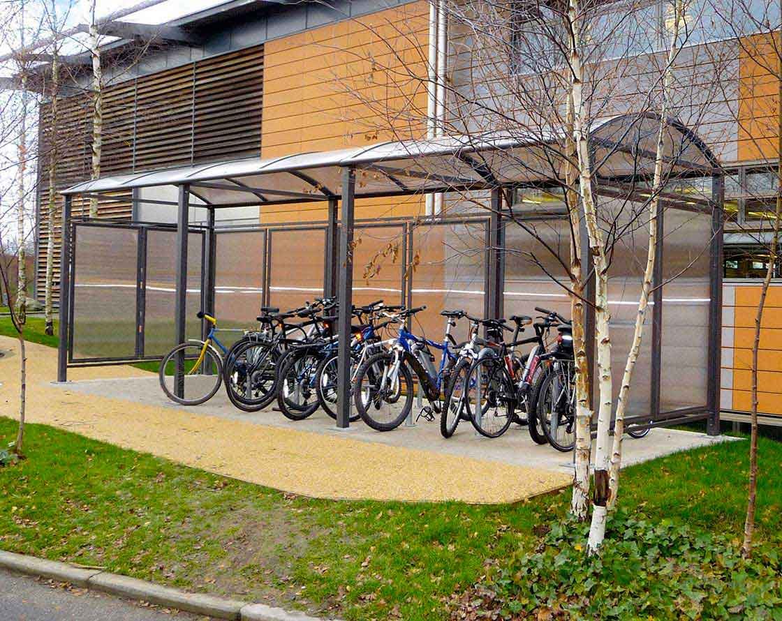 Marquesina para bicis Bóveda